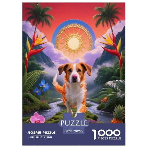 1000 Teile Bretagne Spaniel Puzzle Für Jugendliche Und Erwachsene Schwieriges Spiel Bretagne Spaniel Dschungel Puzzle Aus Karton Wohndekoration Geschenk Zum Geburtstag 70x50cm/1000pcs 1000 Teile Bretagne Spaniel Puzzle Für Jugendliche Und Erwachsene Schwieriges Spiel Bretagne Spaniel Dschungel Puzzle Aus Karton Wohndekoration Geschenk Zum Geburtstag 70x50cm/1000pcs von EMYXPAQM