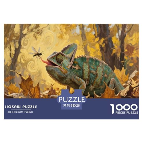 1000 Teile Chamäleon Puzzle Für Erwachsene Und Kinder Familien Spiel Puzzles Aus Karton Wohndekoration Geschenk Zu Weihnachten 38x26cm/1000pcs 1000 Teile Chamäleon Puzzle Für Erwachsene Und Kinder Familien Spiel Puzzles Aus Karton Wohndekoration Geschenk Zu Weihnachten 38x26cm/1000pcs von EMYXPAQM