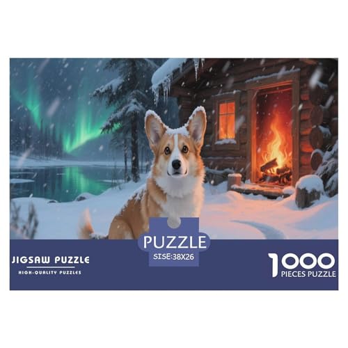 1000 Teile Corgi Puzzle Für Erwachsene Und Kinder Familien Spiel Puzzles Aus Karton Wohndekoration Unique Gift 38x26cm/1000pcs 1000 Teile Corgi Puzzle Für Erwachsene Und Kinder Familien Spiel Puzzles Aus Karton Wohndekoration Unique Gift 38x26cm/1000pcs von EMYXPAQM