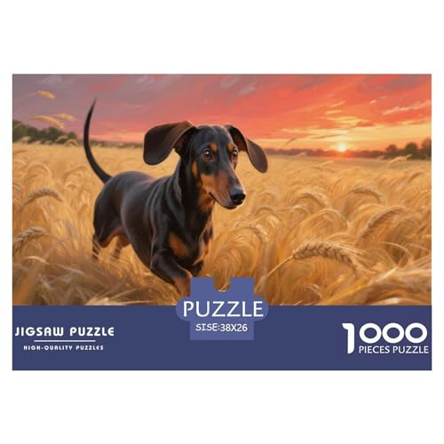 1000 Teile Dackel Puzzle Für Erwachsene Und Kinder Familien Spiel Puzzle Aus Karton Wohndekoration Unique Gift 38x26cm/1000pcs 1000 Teile Dackel Puzzle Für Erwachsene Und Kinder Familien Spiel Puzzle Aus Karton Wohndekoration Unique Gift 38x26cm/1000pcs von EMYXPAQM