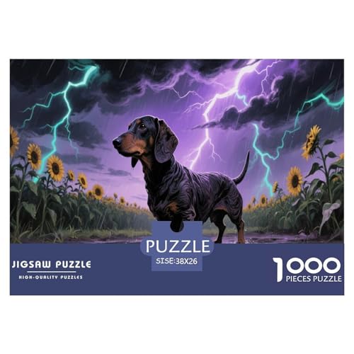 1000 Teile Dackel Puzzle Für Erwachsene Und Kinder Pädagogisches Spiel Puzzle Aus Karton Wohndekoration Geschenkideen 38x26cm/1000pcs 1000 Teile Dackel Puzzle Für Erwachsene Und Kinder Pädagogisches Spiel Puzzle Aus Karton Wohndekoration Geschenkideen 38x26cm/1000pcs von EMYXPAQM