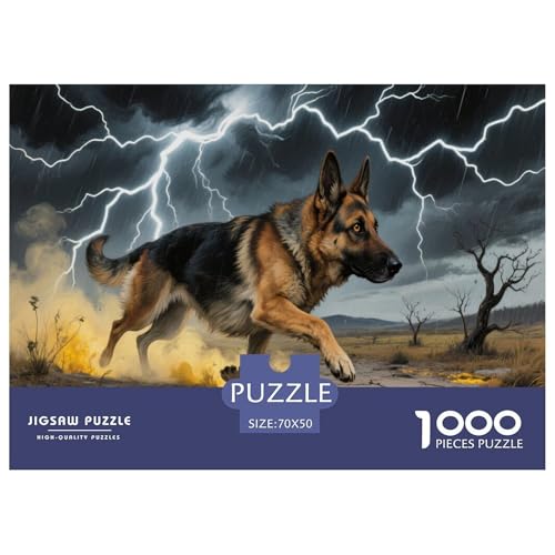 1000 Teile Deutscher Schäferhund Puzzle Für Erwachsene Und Kinder Geduldspiel Puzzles Aus Karton Wohndekoration Geschenk Zum Geburtstag 70x50cm/1000pcs 1000 Teile Deutscher Schäferhund Puzzle Für Erwachsene Und Kinder Geduldspiel Puzzles Aus Karton Wohndekoration Geschenk Zum Geburtstag 70x50cm/1000pcs von EMYXPAQM
