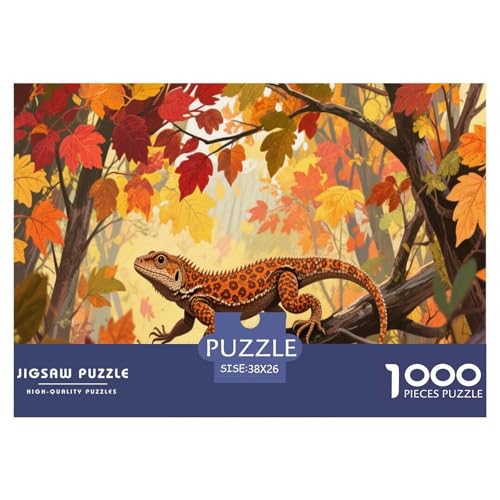 1000 Teile Echse Puzzle Für Erwachsene Und Kinder Geduldspiel Puzzle Aus Karton Wohndekoration Geschenkideen 38x26cm/1000pcs 1000 Teile Echse Puzzle Für Erwachsene Und Kinder Geduldspiel Puzzle Aus Karton Wohndekoration Geschenkideen 38x26cm/1000pcs von EMYXPAQM