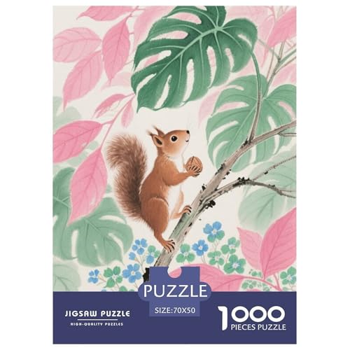 1000 Teile Eichhörnchen Puzzle Für Erwachsene Und Kinder Geschicklichkeitsspiel Eichhörnchen Tropenpflanzen Puzzles Aus Karton Wohndekoration Geschenk Für Kinder 70x50cm/1000pcs 1000 Teile Eichhörnchen Puzzle Für Erwachsene Und Kinder Geschicklichkeitsspiel Eichhörnchen Tropenpflanzen Puzzles Aus Karton Wohndekoration Geschenk Für Kinder 70x50cm/1000pcs von EMYXPAQM