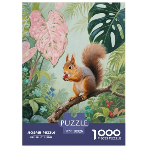1000 Teile Eichhörnchen Puzzle Für Erwachsene Und Kinder Herausforderung Spiel Eichhörnchen Pflanzen Puzzle Aus Karton Wohndekoration Geschenk Zu Weihnachten 38x26cm/1000pcs 1000 Teile Eichhörnchen Puzzle Für Erwachsene Und Kinder Herausforderung Spiel Eichhörnchen Pflanzen Puzzle Aus Karton Wohndekoration Geschenk Zu Weihnachten 38x26cm/1000pcs von EMYXPAQM