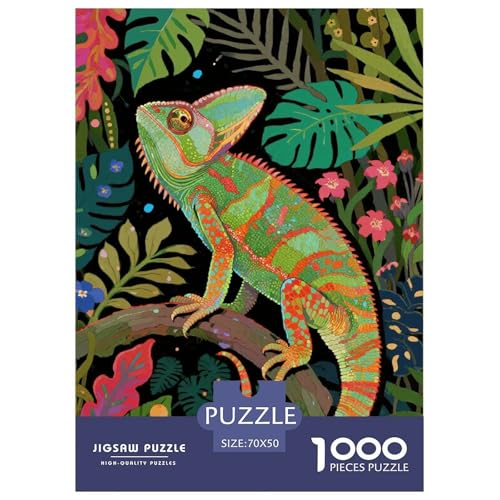 1000 Teile Eidechse Puzzle Für Erwachsene Und Kinder Geschicklichkeitsspiel Eidechse Pflanzen Puzzles Aus Karton Wohndekoration Geschenk Für Kinder 70x50cm/1000pcs 1000 Teile Eidechse Puzzle Für Erwachsene Und Kinder Geschicklichkeitsspiel Eidechse Pflanzen Puzzles Aus Karton Wohndekoration Geschenk Für Kinder 70x50cm/1000pcs von EMYXPAQM