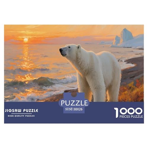 1000 Teile Eisbär Puzzle Für Erwachsene Und Kinder Pädagogisches Spiel Puzzle Aus Karton Wohndekoration Geschenk Zum Geburtstag 38x26cm/1000pcs 1000 Teile Eisbär Puzzle Für Erwachsene Und Kinder Pädagogisches Spiel Puzzle Aus Karton Wohndekoration Geschenk Zum Geburtstag 38x26cm/1000pcs von EMYXPAQM