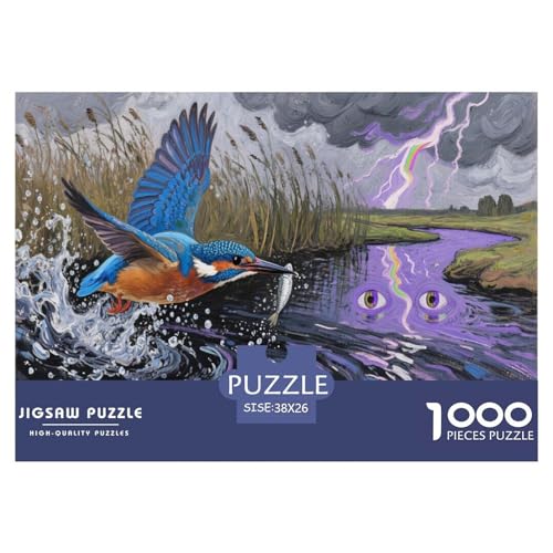 1000 Teile Eisvogel Puzzle Für Erwachsene Und Kinder Geduldspiel Puzzle Aus Karton Wohndekoration Unique Gift 38x26cm/1000pcs 1000 Teile Eisvogel Puzzle Für Erwachsene Und Kinder Geduldspiel Puzzle Aus Karton Wohndekoration Unique Gift 38x26cm/1000pcs von EMYXPAQM