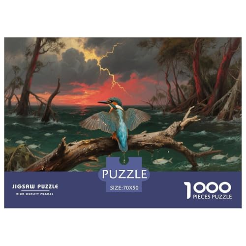 1000 Teile Eisvogel Puzzle Für Erwachsene Und Kinder Geduldspiel Puzzles Aus Karton Wohndekoration Geschenk Für Erwachsene 70x50cm/1000pcs 1000 Teile Eisvogel Puzzle Für Erwachsene Und Kinder Geduldspiel Puzzles Aus Karton Wohndekoration Geschenk Für Erwachsene 70x50cm/1000pcs von EMYXPAQM