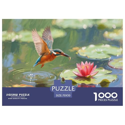 1000 Teile Eisvogel Puzzle Für Erwachsene Und Kinder Geduldspiel Puzzles Aus Karton Wohndekoration Geschenk Für Kinder 70x50cm/1000pcs 1000 Teile Eisvogel Puzzle Für Erwachsene Und Kinder Geduldspiel Puzzles Aus Karton Wohndekoration Geschenk Für Kinder 70x50cm/1000pcs von EMYXPAQM