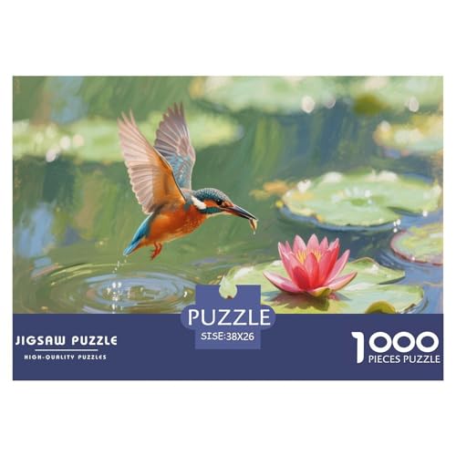 1000 Teile Eisvogel Puzzle Für Erwachsene Und Kinder Pädagogisches Spiel Puzzle Aus Karton Wohndekoration Geschenk Zum Geburtstag 38x26cm/1000pcs 1000 Teile Eisvogel Puzzle Für Erwachsene Und Kinder Pädagogisches Spiel Puzzle Aus Karton Wohndekoration Geschenk Zum Geburtstag 38x26cm/1000pcs von EMYXPAQM