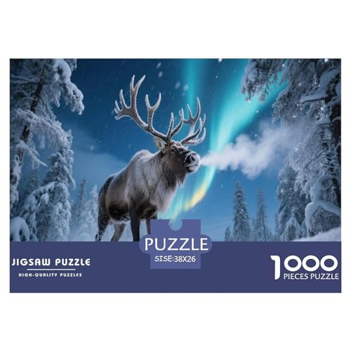 1000 Teile Elch Puzzle Für Erwachsene Und Kinder Pädagogisches Spiel Puzzles Aus Karton Wohndekoration Geschenk Für Erwachsene 38x26cm/1000pcs 1000 Teile Elch Puzzle Für Erwachsene Und Kinder Pädagogisches Spiel Puzzles Aus Karton Wohndekoration Geschenk Für Erwachsene 38x26cm/1000pcs von EMYXPAQM