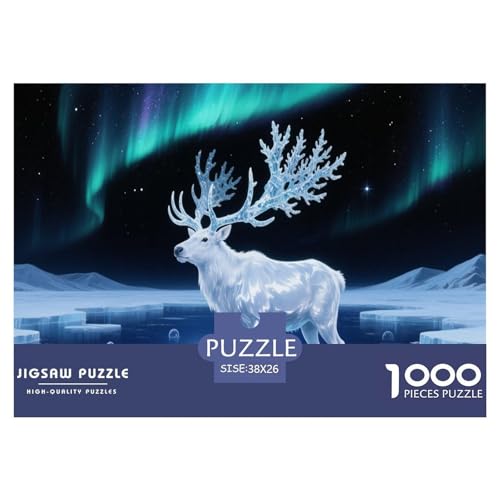 1000 Teile Elch Puzzle Für Erwachsene Und Kinder Pädagogisches Spiel Puzzles Aus Karton Wohndekoration Geschenk Für Erwachsene 38x26cm/1000pcs 1000 Teile Elch Puzzle Für Erwachsene Und Kinder Pädagogisches Spiel Puzzles Aus Karton Wohndekoration Geschenk Für Erwachsene 38x26cm/1000pcs von EMYXPAQM
