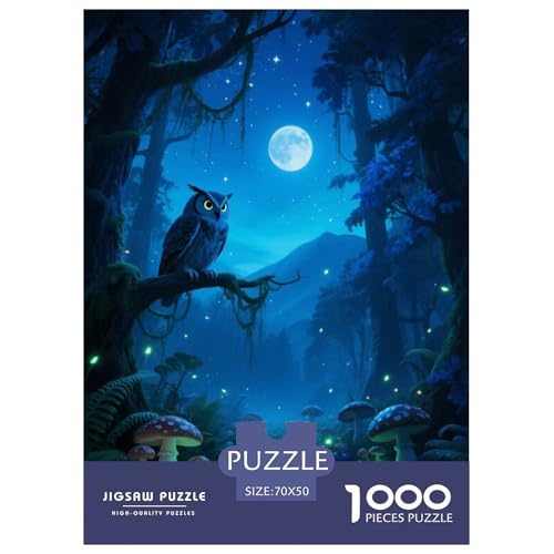 1000 Teile Eule Puzzle Für Erwachsene Und Kinder Geschicklichkeitsspiel Eulenwald Puzzle Aus Karton Wohndekoration Geschenk Zum Geburtstag 70x50cm/1000pcs 1000 Teile Eule Puzzle Für Erwachsene Und Kinder Geschicklichkeitsspiel Eulenwald Puzzle Aus Karton Wohndekoration Geschenk Zum Geburtstag 70x50cm/1000pcs von EMYXPAQM