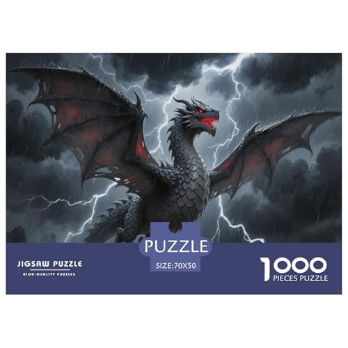 1000 Teile Europäischer Drache Puzzle Für Erwachsene Und Kinder Geduldspiel Puzzles Aus Karton Wohndekoration Geschenk Für Kinder 70x50cm/1000pcs 1000 Teile Europäischer Drache Puzzle Für Erwachsene Und Kinder Geduldspiel Puzzles Aus Karton Wohndekoration Geschenk Für Kinder 70x50cm/1000pcs von EMYXPAQM
