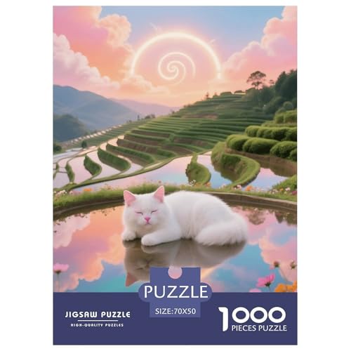 1000 Teile Exotic Shorthair Puzzle – Für Erwachsene, Familienspaß & Lernspielzeug, Katze Reisterrasse Puzzles, Dekoration, Geschenk Für Kinder 70x50cm/1000pcs 1000 Teile Exotic Shorthair Puzzle – Für Erwachsene, Familienspaß & Lernspielzeug, Katze Reisterrasse Puzzles, Dekoration, Geschenk Für Kinder 70x50cm/1000pcs von EMYXPAQM