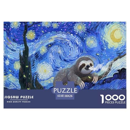 1000 Teile Faultier Puzzle Für Erwachsene Und Kinder Pädagogisches Spiel Puzzles Aus Karton Wohndekoration Einzigartiges Geschenk 38x26cm/1000pcs 1000 Teile Faultier Puzzle Für Erwachsene Und Kinder Pädagogisches Spiel Puzzles Aus Karton Wohndekoration Einzigartiges Geschenk 38x26cm/1000pcs von EMYXPAQM