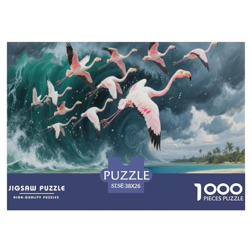 1000 Teile Flamingo Puzzle Für Erwachsene Und Kinder Pädagogisches Spiel Puzzles Aus Karton Wohndekoration Unique Gift 38x26cm/1000pcs 1000 Teile Flamingo Puzzle Für Erwachsene Und Kinder Pädagogisches Spiel Puzzles Aus Karton Wohndekoration Unique Gift 38x26cm/1000pcs von EMYXPAQM