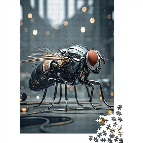 1000 Teile Fliege Puzzle Für Erwachsene Und Kinder Holzpuzzle Familien Spiel Mechanische Fliege Puzzle Wohndekoration Geschenk Für Kinder 1000pcs (75x50cm) von EMYXPAQM