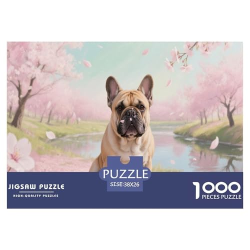 1000 Teile Französische Bulldoggege Puzzle Für Erwachsene Und Kinder Pädagogisches Spiel Puzzles Aus Karton Wohndekoration Geschenk Zu Weihnachten 38x26cm/1000pcs 1000 Teile Französische Bulldoggege Puzzle Für Erwachsene Und Kinder Pädagogisches Spiel Puzzles Aus Karton Wohndekoration Geschenk Zu Weihnachten 38x26cm/1000pcs von EMYXPAQM