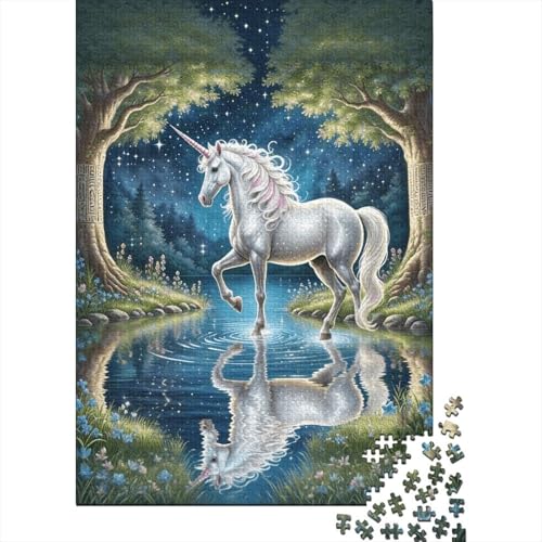 1000 Teile GNU Puzzle Für Erwachsene Und Kinder Holzpuzzle Familien Spiel GNU Dschungelnebel Puzzles Wohndekoration Geschenk Zu Weihnachten 1000pcs (75x50cm) von EMYXPAQM