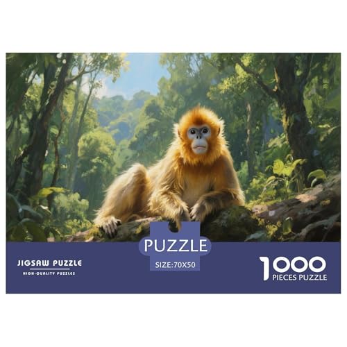 1000 Teile Goldaffe Puzzle Für Erwachsene Und Kinder Geduldspiel Puzzle Aus Karton Wohndekoration Geschenk Zum Geburtstag 70x50cm/1000pcs 1000 Teile Goldaffe Puzzle Für Erwachsene Und Kinder Geduldspiel Puzzle Aus Karton Wohndekoration Geschenk Zum Geburtstag 70x50cm/1000pcs von EMYXPAQM