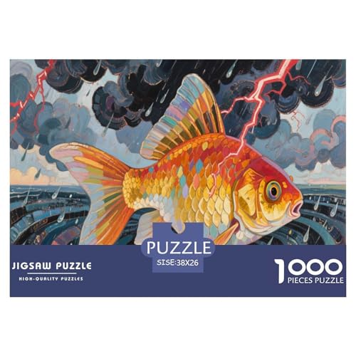 1000 Teile Goldfisch Puzzle Für Erwachsene Und Kinder Geduldspiel Puzzles Aus Karton Wohndekoration Einzigartiges Geschenk 38x26cm/1000pcs 1000 Teile Goldfisch Puzzle Für Erwachsene Und Kinder Geduldspiel Puzzles Aus Karton Wohndekoration Einzigartiges Geschenk 38x26cm/1000pcs von EMYXPAQM