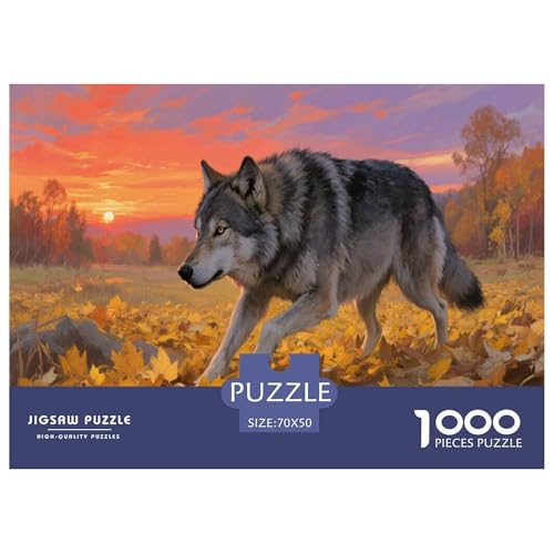 1000 Teile GrauWolf Puzzle Für Erwachsene Und Kinder Geduldspiel Puzzle Aus Karton Wohndekoration Geschenk Für Kinder 70x50cm/1000pcs 1000 Teile GrauWolf Puzzle Für Erwachsene Und Kinder Geduldspiel Puzzle Aus Karton Wohndekoration Geschenk Für Kinder 70x50cm/1000pcs von EMYXPAQM