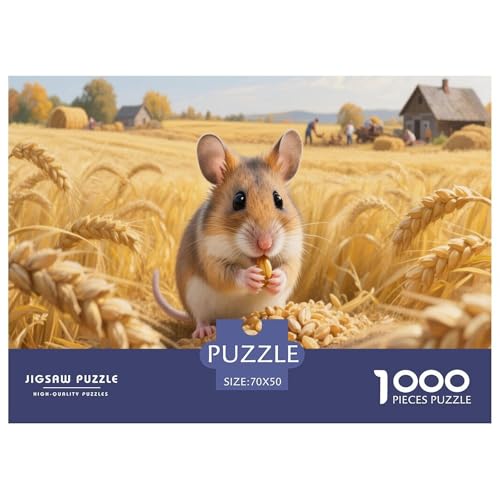 1000 Teile Hamster Puzzle Für Erwachsene Und Kinder Geduldspiel Puzzles Aus Karton Wohndekoration Geschenk Für Erwachsene 70x50cm/1000pcs 1000 Teile Hamster Puzzle Für Erwachsene Und Kinder Geduldspiel Puzzles Aus Karton Wohndekoration Geschenk Für Erwachsene 70x50cm/1000pcs von EMYXPAQM