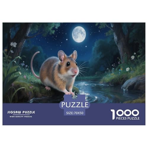 1000 Teile Hamster Puzzle Für Erwachsene Und Kinder Pädagogisches Spiel Puzzle Aus Karton Wohndekoration Geschenkideen 70x50cm/1000pcs von EMYXPAQM