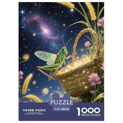 1000 Teile Heuschrecke Puzzle Für Erwachsene Und Kinder Entspannung Spiel Heuschrecke Blumen Puzzle Aus Karton Wohndekoration Geschenk Zu Weihnachten 38x26cm/1000pcs 1000 Teile Heuschrecke Puzzle Für Erwachsene Und Kinder Entspannung Spiel Heuschrecke Blumen Puzzle Aus Karton Wohndekoration Geschenk Zu Weihnachten 38x26cm/1000pcs von EMYXPAQM