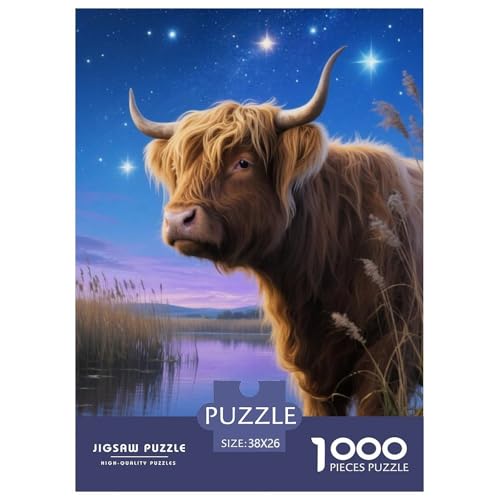 1000 Teile Highland Cow Puzzle Für Jugendliche Und Erwachsene Schwieriges Spiel Highland Kuh Flussufer Puzzle Aus Karton Wohndekoration Geschenk Zu Weihnachten 38x26cm/1000pcs 1000 Teile Highland Cow Puzzle Für Jugendliche Und Erwachsene Schwieriges Spiel Highland Kuh Flussufer Puzzle Aus Karton Wohndekoration Geschenk Zu Weihnachten 38x26cm/1000pcs von EMYXPAQM