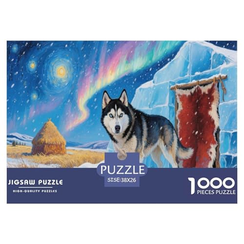 1000 Teile Husky Puzzle Für Erwachsene Und Kinder Familien Spiel Puzzles Aus Karton Wohndekoration Unique Gift 38x26cm/1000pcs 1000 Teile Husky Puzzle Für Erwachsene Und Kinder Familien Spiel Puzzles Aus Karton Wohndekoration Unique Gift 38x26cm/1000pcs von EMYXPAQM