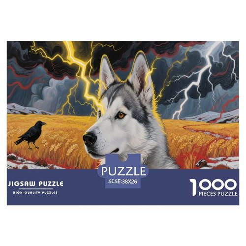1000 Teile Husky Puzzle Für Erwachsene Und Kinder Geduldspiel Puzzle Aus Karton Wohndekoration Geschenk Für Erwachsene 38x26cm/1000pcs 1000 Teile Husky Puzzle Für Erwachsene Und Kinder Geduldspiel Puzzle Aus Karton Wohndekoration Geschenk Für Erwachsene 38x26cm/1000pcs von EMYXPAQM