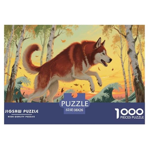1000 Teile Husky Puzzle Für Erwachsene Und Kinder Geduldspiel Puzzle Aus Karton Wohndekoration Geschenkideen 38x26cm/1000pcs 1000 Teile Husky Puzzle Für Erwachsene Und Kinder Geduldspiel Puzzle Aus Karton Wohndekoration Geschenkideen 38x26cm/1000pcs von EMYXPAQM