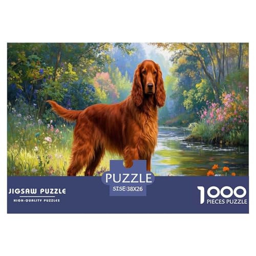 1000 Teile Irish Setter Puzzle Für Erwachsene Und Kinder Pädagogisches Spiel Puzzle Aus Karton Wohndekoration Geschenk Zu Weihnachten 38x26cm/1000pcs 1000 Teile Irish Setter Puzzle Für Erwachsene Und Kinder Pädagogisches Spiel Puzzle Aus Karton Wohndekoration Geschenk Zu Weihnachten 38x26cm/1000pcs von EMYXPAQM
