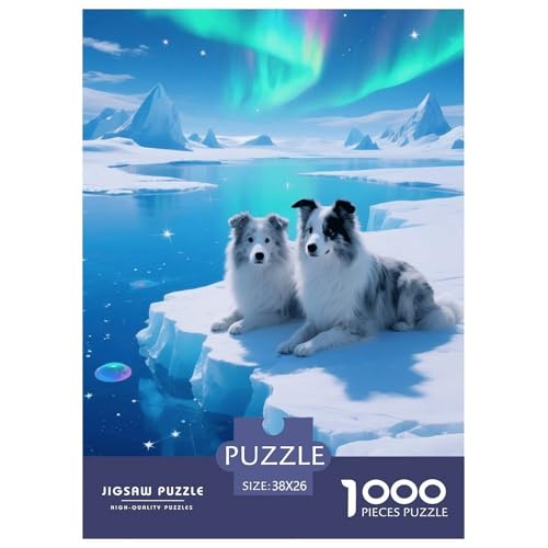 1000 Teile Isländischer Schäferhund Puzzle Für Jugendliche Und Erwachsene Schwieriges Spiel Hund Gletscher Puzzle Aus Karton Wohndekoration Geschenk Für Erwachsene 38x26cm/1000pcs 1000 Teile Isländischer Schäferhund Puzzle Für Jugendliche Und Erwachsene Schwieriges Spiel Hund Gletscher Puzzle Aus Karton Wohndekoration Geschenk Für Erwachsene 38x26cm/1000pcs von EMYXPAQM