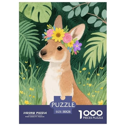 1000 Teile Känguru Puzzle Für Erwachsene Und Kinder Entspannung Spiel Känguru Mädchenande Puzzle Aus Karton Wohndekoration Geschenk Zum Geburtstag 38x26cm/1000pcs 1000 Teile Känguru Puzzle Für Erwachsene Und Kinder Entspannung Spiel Känguru Mädchenande Puzzle Aus Karton Wohndekoration Geschenk Zum Geburtstag 38x26cm/1000pcs von EMYXPAQM