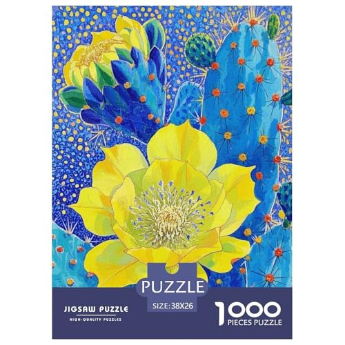 1000 Teile Kaktus Puzzle Für Erwachsene Und Kinder Geschicklichkeitsspiel Kaktus Gelbe Blütenblätter Puzzles Aus Karton Wohndekoration Geschenk Zum Geburtstag 38x26cm/1000pcs 1000 Teile Kaktus Puzzle Für Erwachsene Und Kinder Geschicklichkeitsspiel Kaktus Gelbe Blütenblätter Puzzles Aus Karton Wohndekoration Geschenk Zum Geburtstag 38x26cm/1000pcs von EMYXPAQM