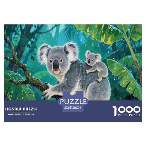 1000 Teile Koala Puzzle Für Erwachsene Und Kinder Geduldspiel Puzzle Aus Karton Wohndekoration Geschenkideen 38x26cm/1000pcs 1000 Teile Koala Puzzle Für Erwachsene Und Kinder Geduldspiel Puzzle Aus Karton Wohndekoration Geschenkideen 38x26cm/1000pcs von EMYXPAQM