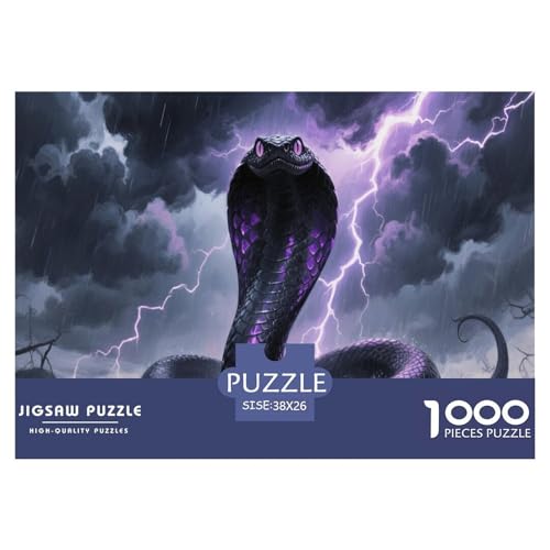 1000 Teile Kobra Puzzle Für Erwachsene Und Kinder Pädagogisches Spiel Puzzle Aus Karton Wohndekoration Geschenk Zu Weihnachten 38x26cm/1000pcs 1000 Teile Kobra Puzzle Für Erwachsene Und Kinder Pädagogisches Spiel Puzzle Aus Karton Wohndekoration Geschenk Zu Weihnachten 38x26cm/1000pcs von EMYXPAQM