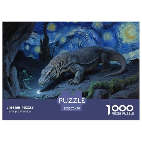 1000 Teile Komodowaran Puzzle Für Erwachsene Und Kinder Pädagogisches Spiel Puzzle Aus Karton Wohndekoration Einzigartiges Geschenk 70x50cm/1000pcs 1000 Teile Komodowaran Puzzle Für Erwachsene Und Kinder Pädagogisches Spiel Puzzle Aus Karton Wohndekoration Einzigartiges Geschenk 70x50cm/1000pcs von EMYXPAQM
