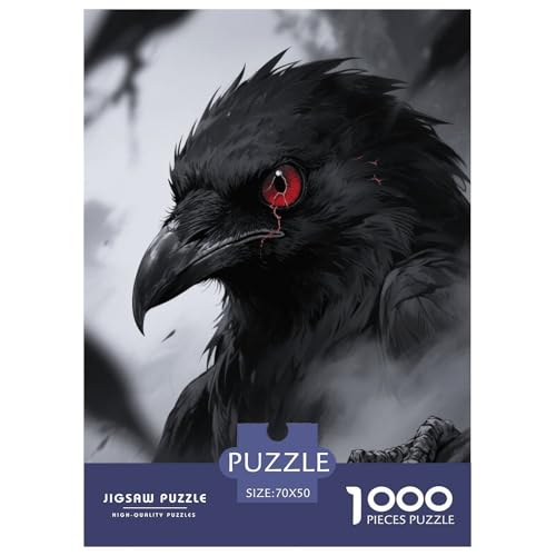 1000 Teile Krähe Puzzle Für Jugendliche Und Erwachsene Pädagogisches Spiel Dunkle Krähe Puzzles Aus Karton Wohndekoration Geschenk Zu Weihnachten 70x50cm/1000pcs 1000 Teile Krähe Puzzle Für Jugendliche Und Erwachsene Pädagogisches Spiel Dunkle Krähe Puzzles Aus Karton Wohndekoration Geschenk Zu Weihnachten 70x50cm/1000pcs von EMYXPAQM