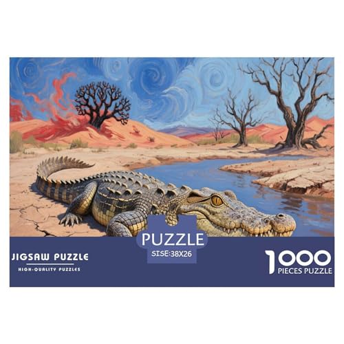 1000 Teile Krokodil Puzzle Für Erwachsene Und Kinder Familien Spiel Puzzles Aus Karton Wohndekoration Geschenk Zum Geburtstag 38x26cm/1000pcs 1000 Teile Krokodil Puzzle Für Erwachsene Und Kinder Familien Spiel Puzzles Aus Karton Wohndekoration Geschenk Zum Geburtstag 38x26cm/1000pcs von EMYXPAQM
