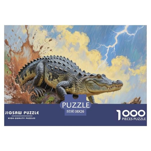 1000 Teile Krokodil Puzzle Für Erwachsene Und Kinder Pädagogisches Spiel Puzzle Aus Karton Wohndekoration Geschenk Zum Geburtstag 38x26cm/1000pcs 1000 Teile Krokodil Puzzle Für Erwachsene Und Kinder Pädagogisches Spiel Puzzle Aus Karton Wohndekoration Geschenk Zum Geburtstag 38x26cm/1000pcs von EMYXPAQM