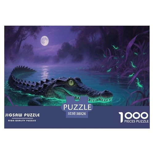 1000 Teile Krokodil Puzzle Für Erwachsene Und Kinder Pädagogisches Spiel Puzzles Aus Karton Wohndekoration Geschenk Für Erwachsene 38x26cm/1000pcs 1000 Teile Krokodil Puzzle Für Erwachsene Und Kinder Pädagogisches Spiel Puzzles Aus Karton Wohndekoration Geschenk Für Erwachsene 38x26cm/1000pcs von EMYXPAQM