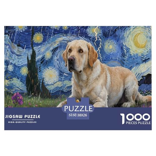 1000 Teile Labrador Retriever Puzzle Für Erwachsene Und Kinder Geduldspiel Puzzle Aus Karton Wohndekoration Geschenkideen 38x26cm/1000pcs 1000 Teile Labrador Retriever Puzzle Für Erwachsene Und Kinder Geduldspiel Puzzle Aus Karton Wohndekoration Geschenkideen 38x26cm/1000pcs von EMYXPAQM