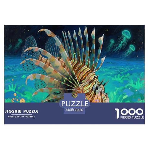 1000 Teile Löwenfisch Puzzle Für Erwachsene Und Kinder Geduldspiel Puzzle Aus Karton Wohndekoration Einzigartiges Geschenk 38x26cm/1000pcs 1000 Teile Löwenfisch Puzzle Für Erwachsene Und Kinder Geduldspiel Puzzle Aus Karton Wohndekoration Einzigartiges Geschenk 38x26cm/1000pcs von EMYXPAQM