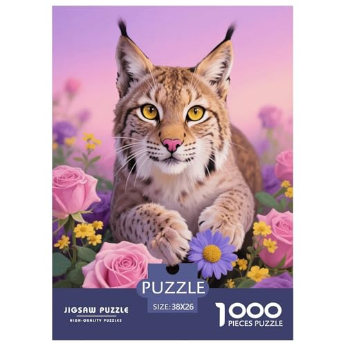1000 Teile Luchs Puzzle – Für Erwachsene, Herausforderndes Knobelspiel, Gorgeous Blumenmeer Puzzle, Wohnkultur, Einzigartiges Geschenk 38x26cm/1000pcs 1000 Teile Luchs Puzzle – Für Erwachsene, Herausforderndes Knobelspiel, Gorgeous Blumenmeer Puzzle, Wohnkultur, Einzigartiges Geschenk 38x26cm/1000pcs von EMYXPAQM