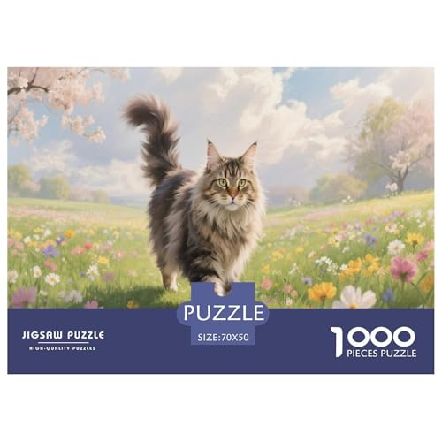 1000 Teile Maine Coon Puzzle Für Erwachsene Und Kinder Pädagogisches Spiel Puzzle Aus Karton Wohndekoration Einzigartiges Geschenk 70x50cm/1000pcs 1000 Teile Maine Coon Puzzle Für Erwachsene Und Kinder Pädagogisches Spiel Puzzle Aus Karton Wohndekoration Einzigartiges Geschenk 70x50cm/1000pcs von EMYXPAQM